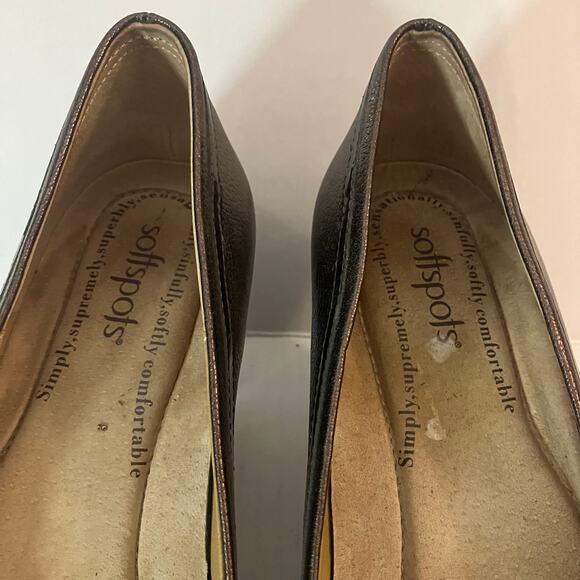 Softspots Women’s Metallic Brown Size 9.5 Shoes with 2” Heels - Picture 4 of 8